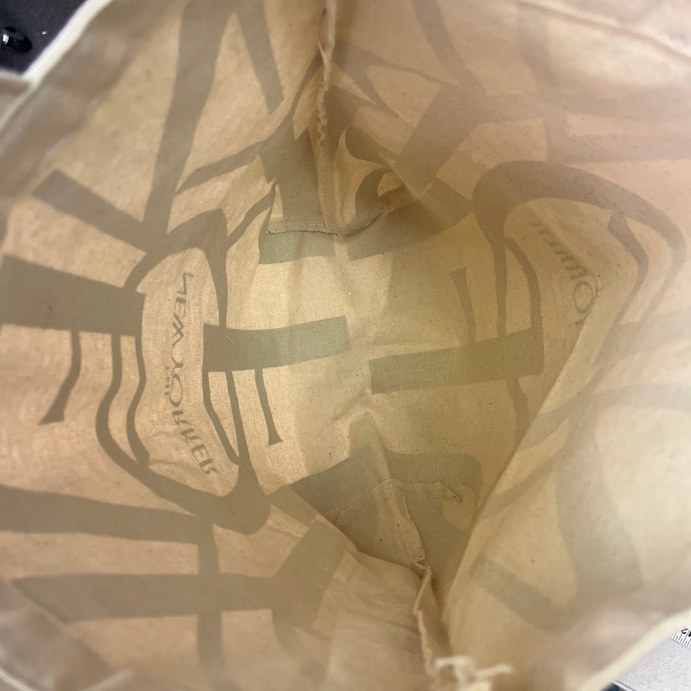 The New Yorker Magazine Canvas Tote Bag Natural Cream Black Logo 100% Cotton - Picture 5 of 9